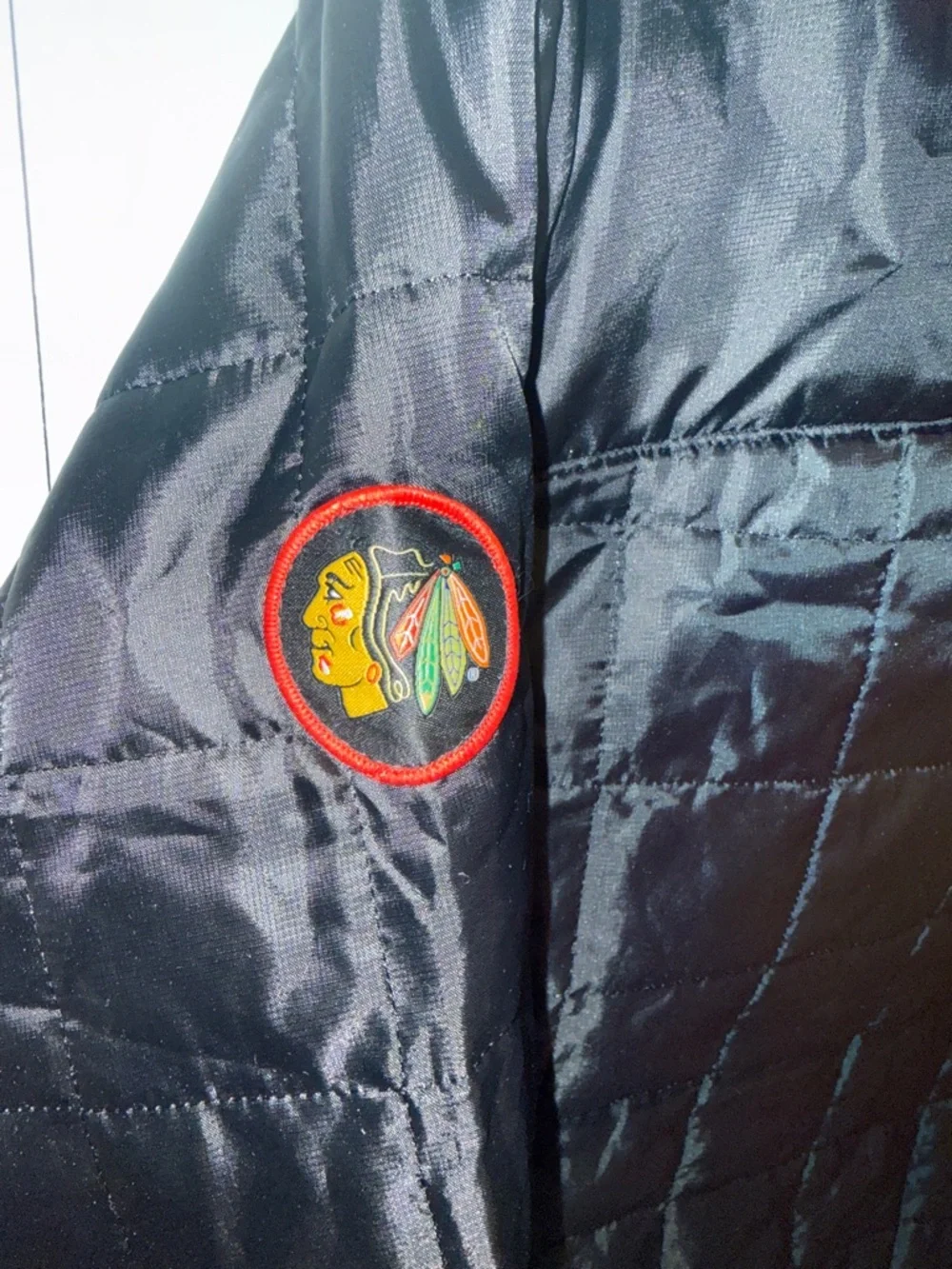 Men's‎ Lightweight Black Quilted Shirt Jacket